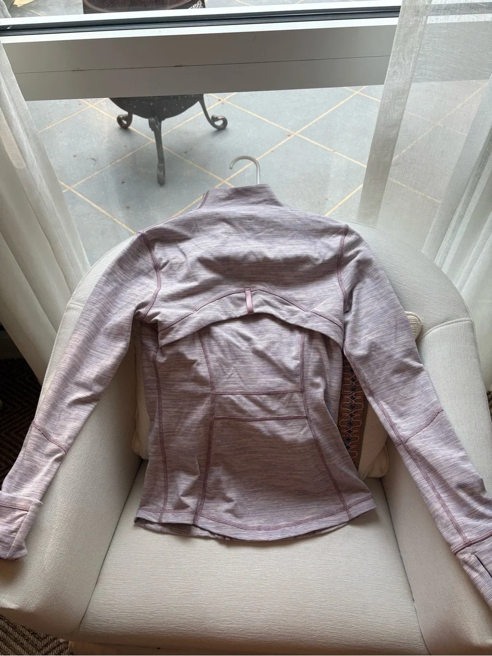 lululemon athletica Heathered Light Mauve Zip-Up Utility Jacket